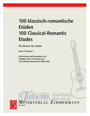 100 Classical-Romantic Etudes for Guitar, Volume 2